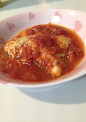 鱈のトマトチーズ煮-レシピのメイン写真