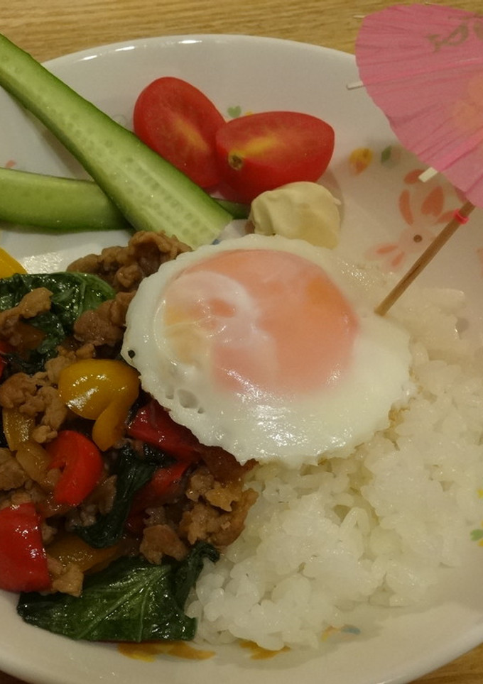 子供も食べれるガパオ風ご飯-レシピのメイン写真