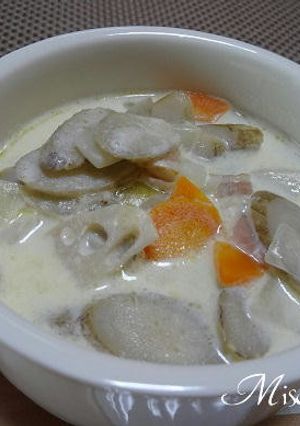 根菜のクリームスープ-レシピのメイン写真