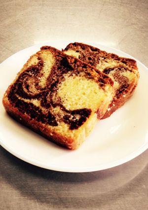 マーブルパウンドケーキ-レシピのメイン写真
