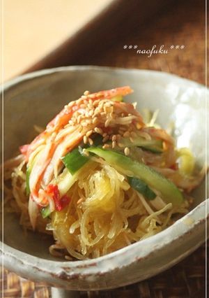 そうめんかぼちゃのさっぱり中華風サラダ-レシピのメイン写真