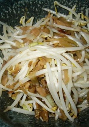 もやしとザーサイの炒め物-レシピのメイン写真