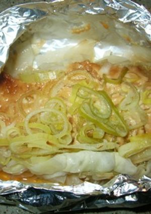 鮭のホイル焼き・ちゃんちゃん焼き風-レシピのメイン写真