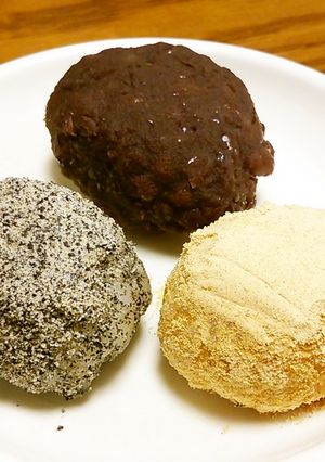 おはぎトリオ、揃いました!-レシピのメイン写真