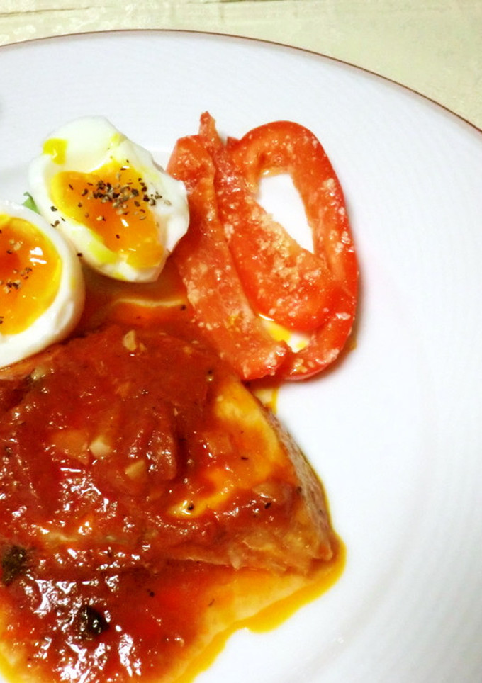 カジキマグロのトマトソース煮-レシピのメイン写真