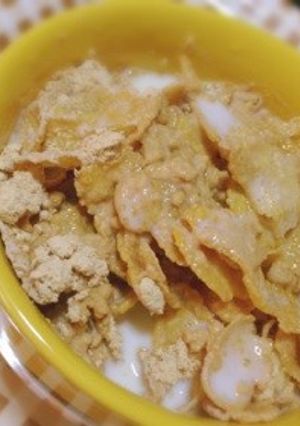 朝ごはんにぴったりコーンフレーク-レシピのメイン写真