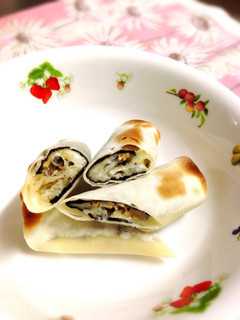 ☆簡単餃子の皮で!海苔チーズじゃこ巻き☆-レシピのメイン写真