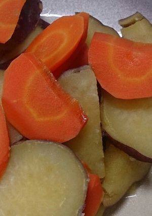 秋☆さつまいもの煮付けを作る-レシピのメイン写真