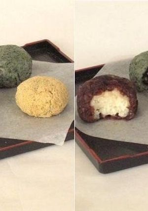 野菜ソムリエの、三色おはぎ。-レシピのメイン写真