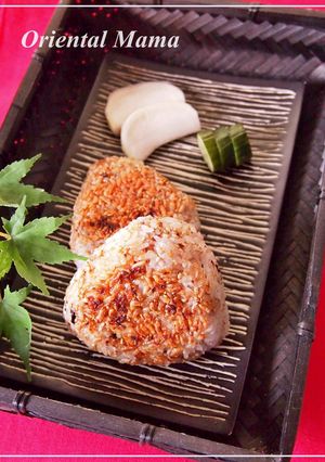 朝ごはんは、雑穀焼きおむすび-レシピのメイン写真