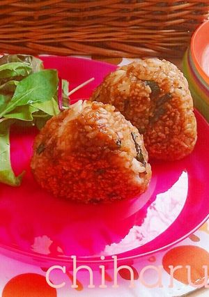 BBQに最適♡ガリバタ明太醤油焼おにぎり-レシピのメイン写真