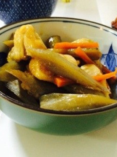 鶏ごぼう-レシピのメイン写真