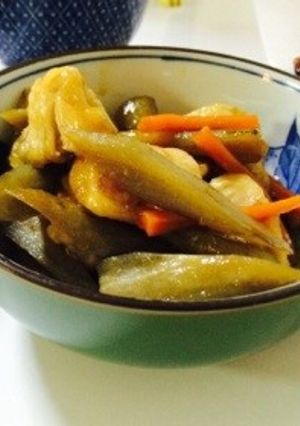 鶏ごぼう-レシピのメイン写真