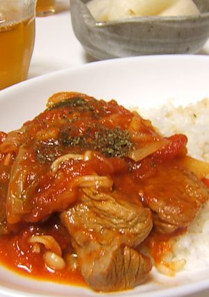 ポークトマトライス-レシピのメイン写真