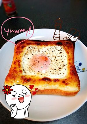 マヨタマトースト-レシピのメイン写真