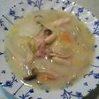 白菜といんげんのホワイトクリーム煮