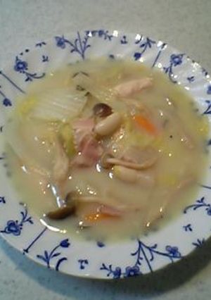 白菜といんげんのホワイトクリーム煮-レシピのメイン写真
