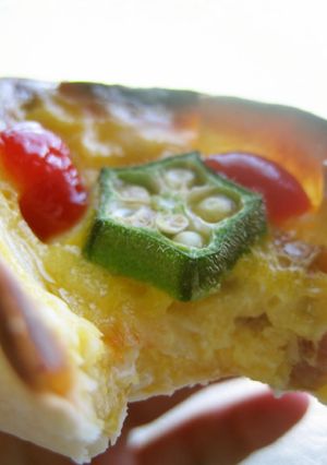 ギョウザの皮で簡単キッシュ風♪-レシピのメイン写真