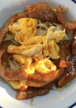 野菜たっぷり豚丼-レシピのメイン写真