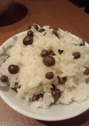 もうすぐ秋ですねぇ❤むかごご飯の季節です-レシピのメイン写真