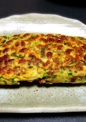 納豆としらすの卵焼き-レシピのメイン写真