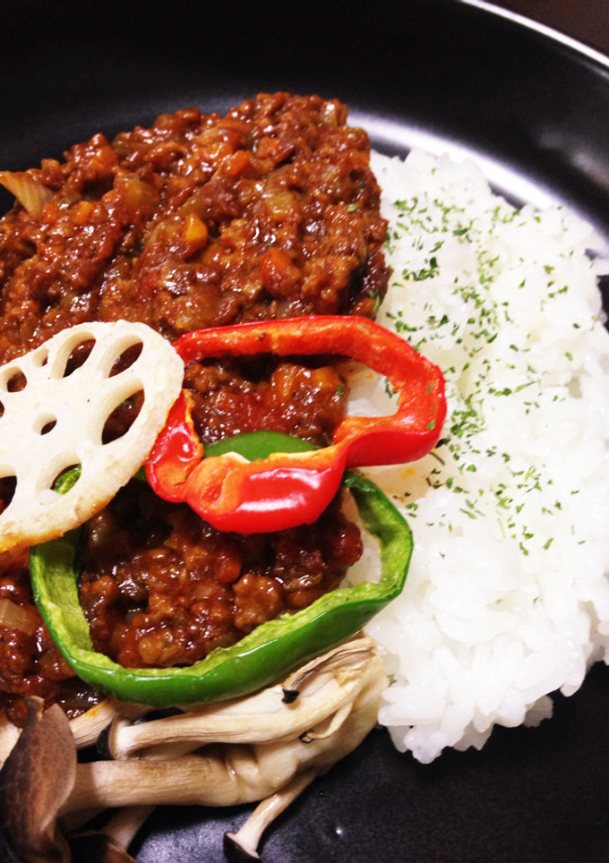 絶品！完熟トマトのキーマカレー-レシピのメイン写真