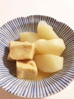 かぶと高野豆腐の煮物-レシピのメイン写真
