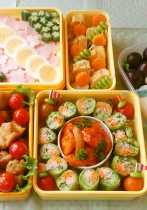 運動会弁当やおもてなしに♪彩り野菜ロール-レシピのメイン写真