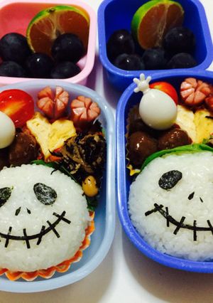 キャラ弁☆ジャック☆ハロウィンに♪-レシピのメイン写真