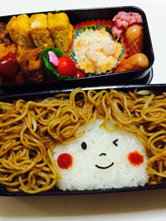 やきそばガール☆キャラ弁-レシピのメイン写真