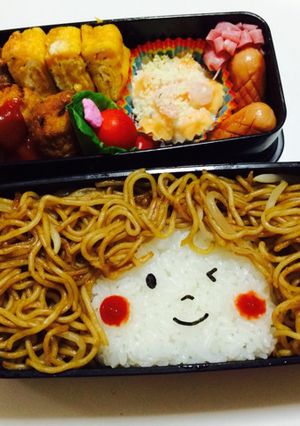 やきそばガール☆キャラ弁-レシピのメイン写真