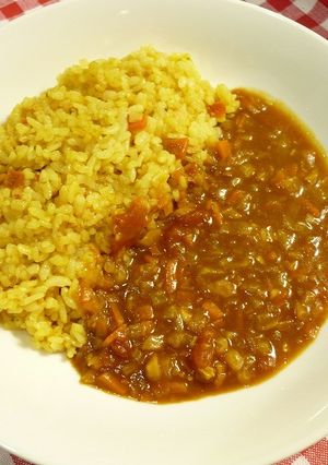 節約！キャベツの芯でトマトカレー-レシピのメイン写真
