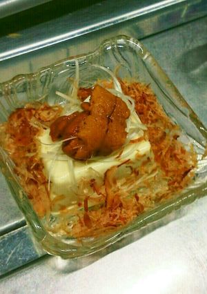 魚屋さん流食感絶品濃厚ウニのせ冷奴-レシピのメイン写真