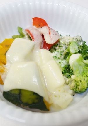 とろけるチーズの温野菜サラダ-レシピのメイン写真