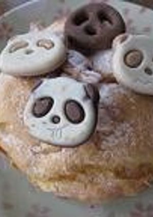 買ってきたケーキにサクサクパンダ４-レシピのメイン写真