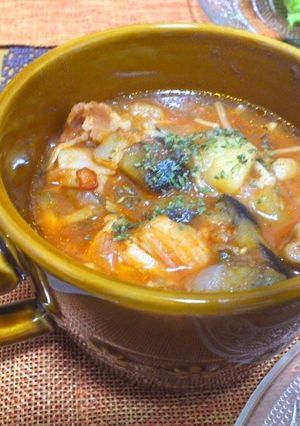 野菜たっぷりミネストローネ-レシピのメイン写真