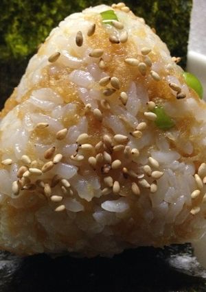 夜食に☆天かすおにぎり-レシピのメイン写真