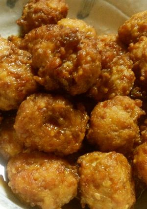 我が家の鶏団子-レシピのメイン写真