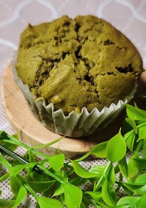 緑茶と小倉あんのカップケーケーキ-レシピのメイン写真