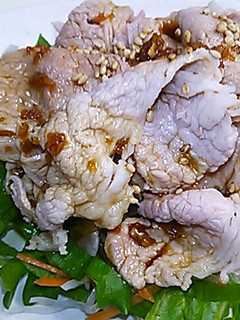 §ガーリック醤油☆豚しゃぶサラダ§-レシピのメイン写真
