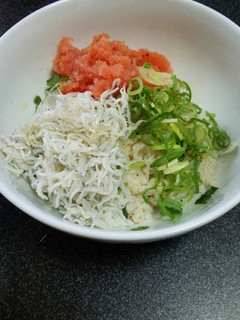 ☆明太しらす丼☆-レシピのメイン写真
