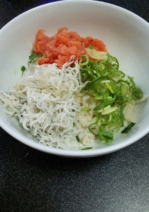 ☆明太しらす丼☆-レシピのメイン写真