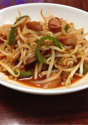 もやしで簡単ナポリタン風-レシピのメイン写真