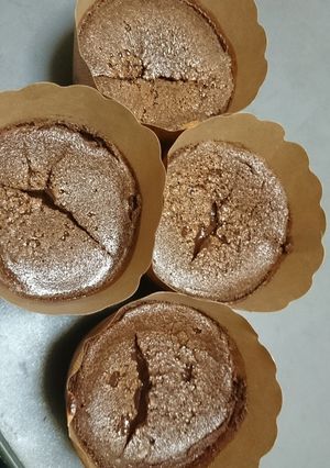 生地作り3分！スフレチョコケーキ-レシピのメイン写真