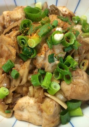 旬！秋鮭白子と野菜のニンニクポン酢炒め-レシピのメイン写真
