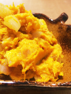 *ベーコンと玉ねぎのかぼちゃサラダ*-レシピのメイン写真