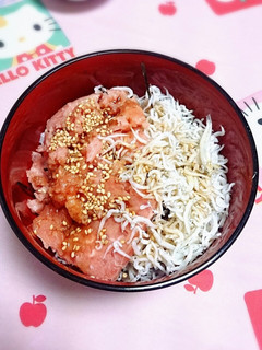 ネギトロ&しらす丼-レシピのメイン写真