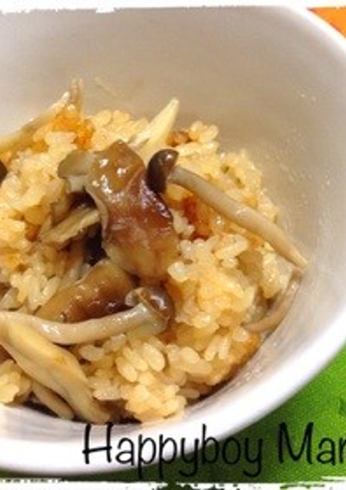 きのこの香りと旨味！超簡単炊き込みご飯♡-レシピのメイン写真
