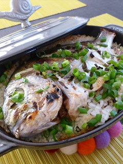 ストウブで鯛飯-レシピのメイン写真