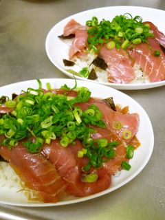 マグロ中トロの漬け丼(茗荷風味)-レシピのメイン写真